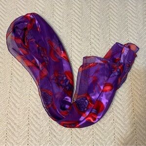 Purple and Red Women's Scarf Red Hat Club